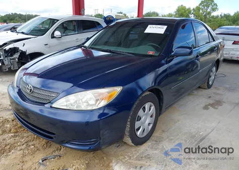 2002 Toyota Camry Xle из США, поврежденный, VIN 4T1BE32K32U575209
